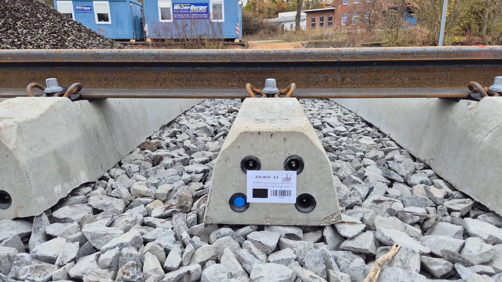 Completed railway infrastructure
