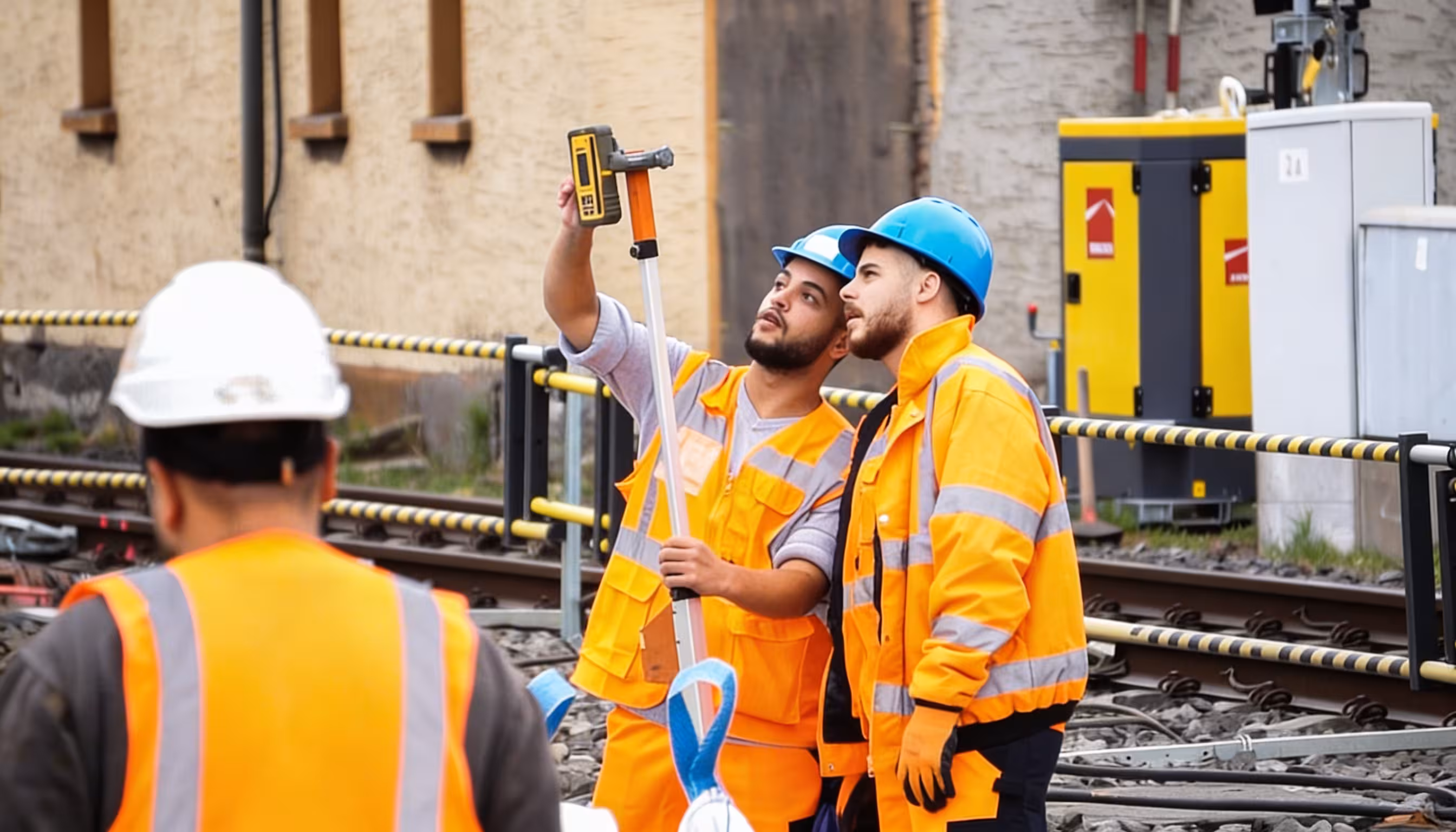 Railway infrastructure work in progress